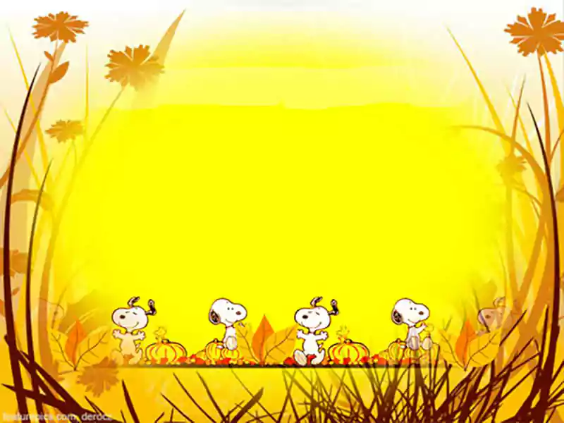 peanuts snoopy thanksgiving image