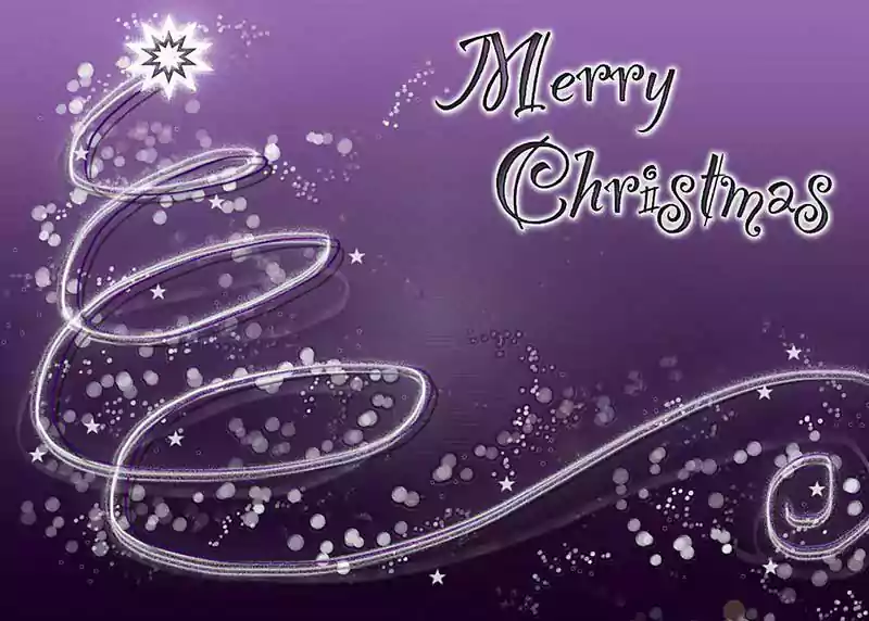 purple merry christmas images