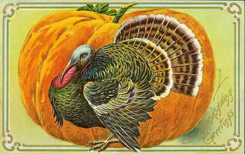 retro vintage thanksgiving image