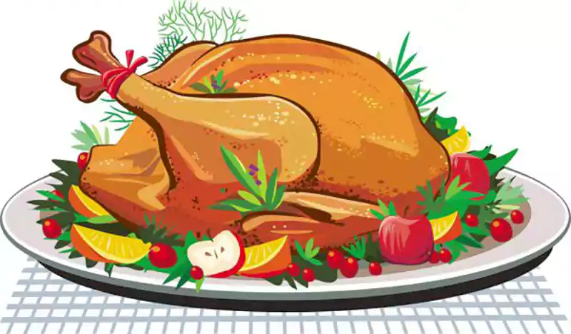 thanksgiving feast cartoon
