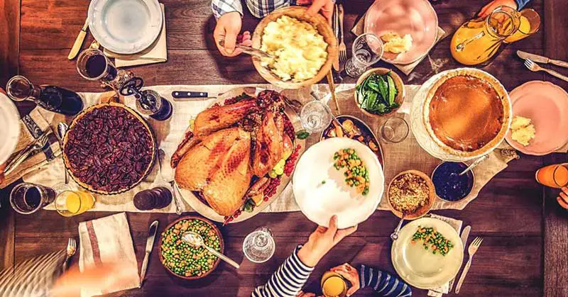 thanksgiving turkey dinner image