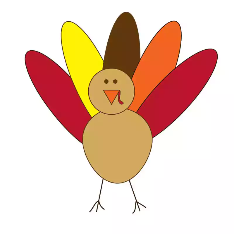 thanksgiving turkey drawing