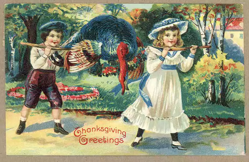 vintage happy thanksgiving image