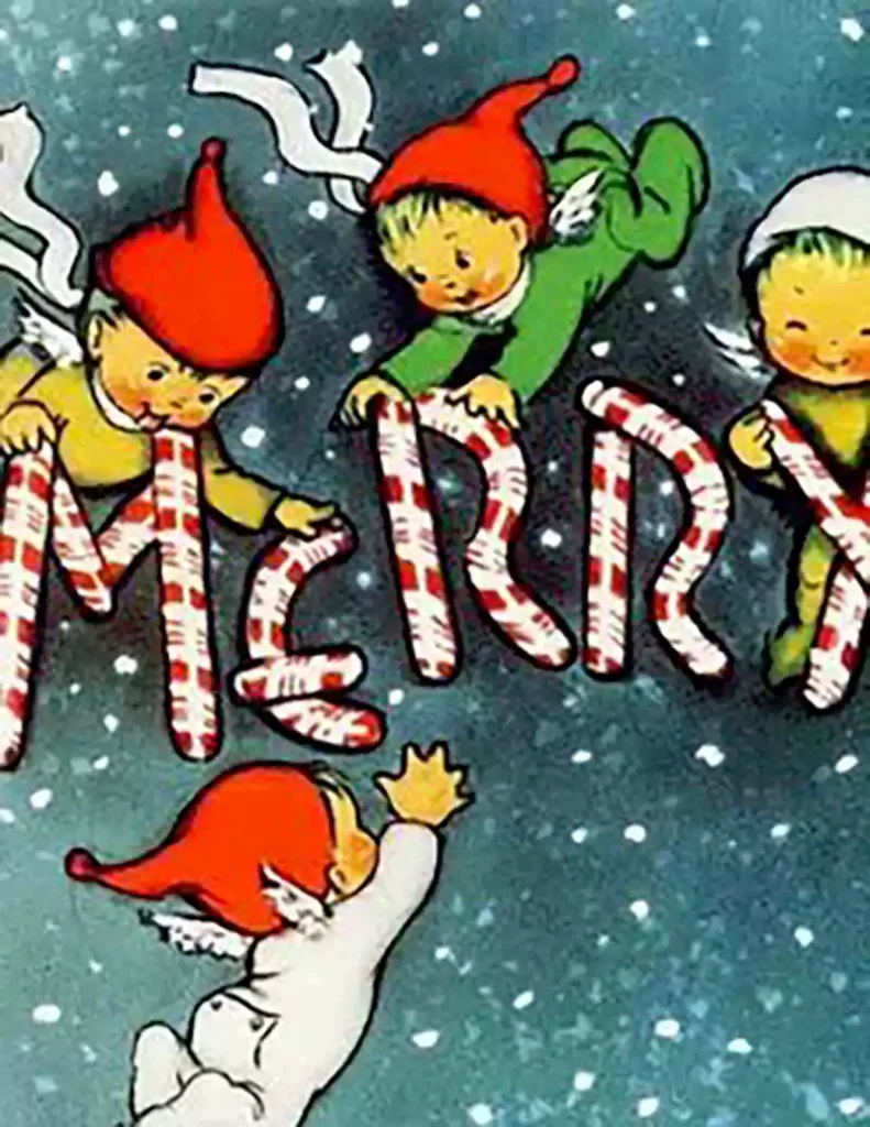 vintage merry christmas images free