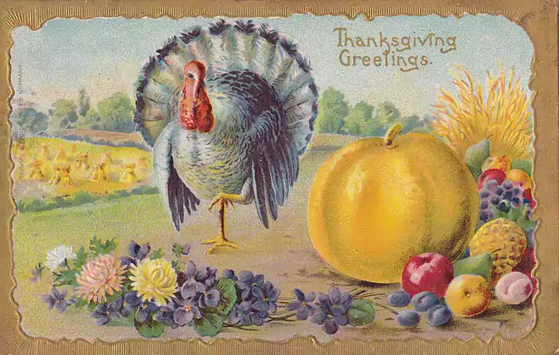 vintage thanksgiving cards image