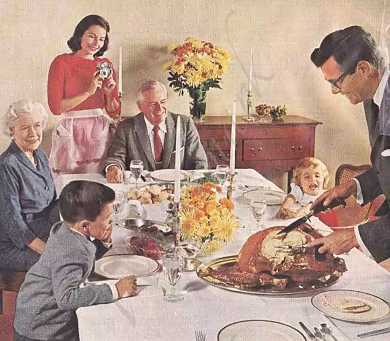 vintage thanksgiving dinner images give thanks
