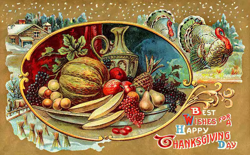 vintage thanksgiving pic