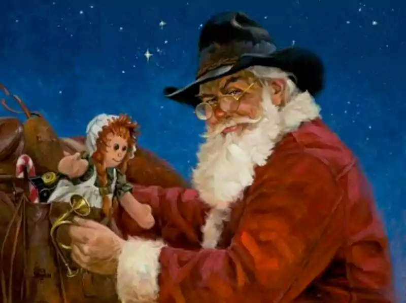 western merry christmas picture