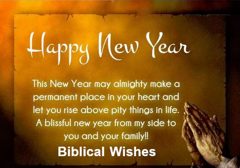 Biblical New Year Wishes Messages