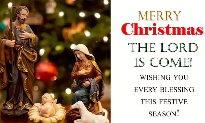Christian Merry Christmas Wishes Messages Greetings