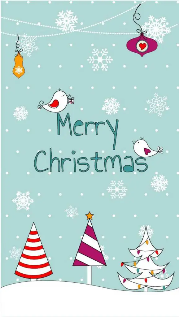 Cute Merry Christmas Background