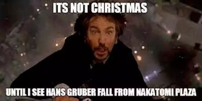 Die Hard Merry Christmas Meme