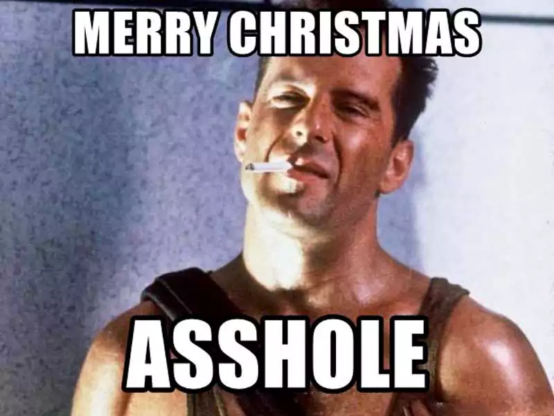 Die Hard Merry Christmas Meme