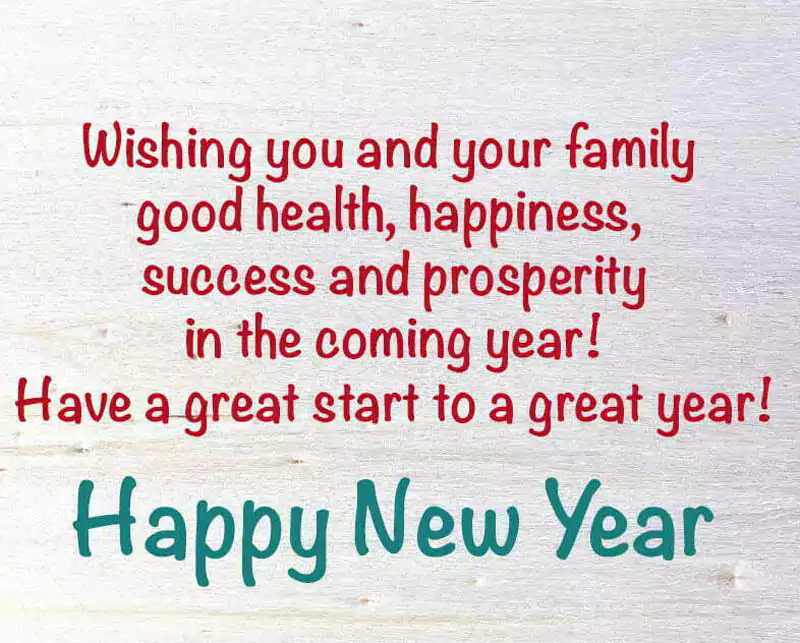 Happy New Year With Family Quotes Sayings