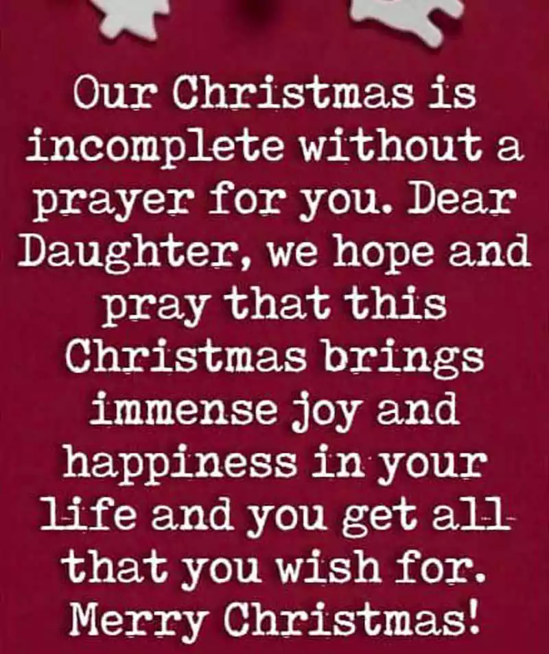 Merry Christmas Daughter Quotes Sayings