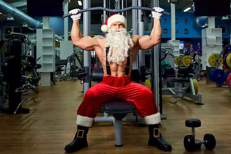Merry Christmas Fitness Image