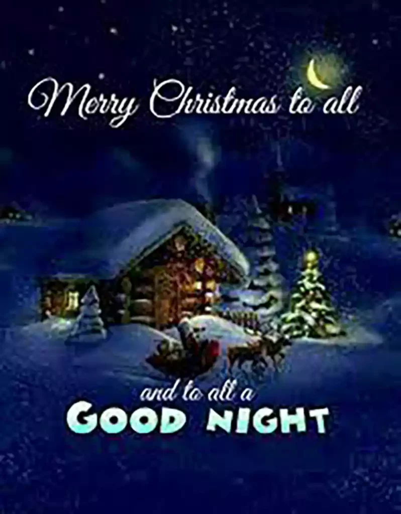 Merry Christmas Good Night Image
