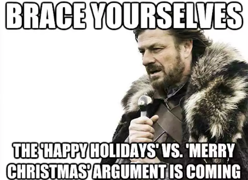 Merry Christmas Happy Holidays Meme