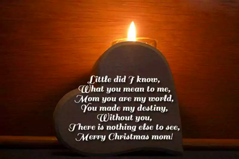 Merry Christmas Mom Quotes Sayings