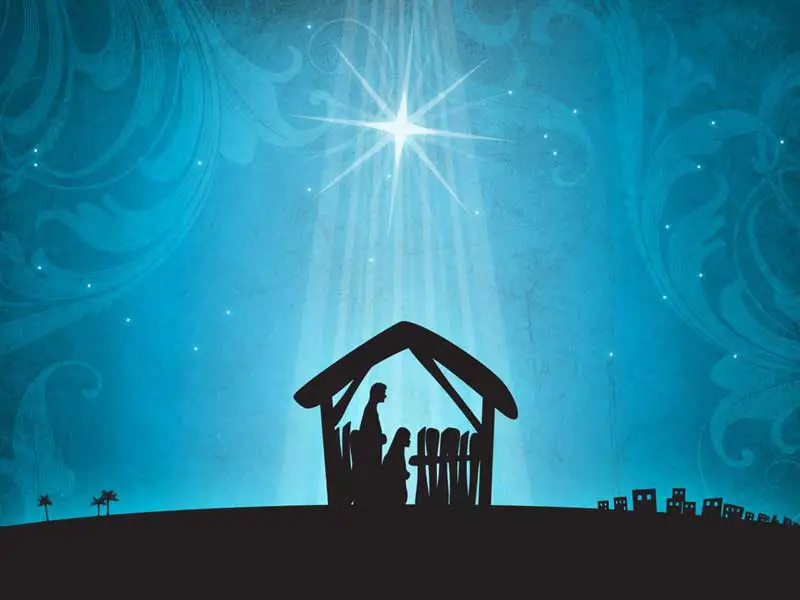 Merry Christmas Nativity Wallpaper