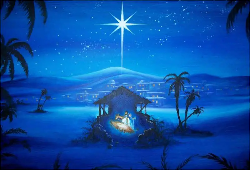 Merry Christmas Nativity Wallpaper