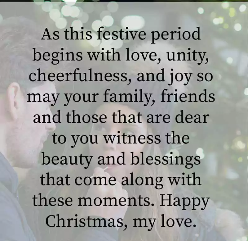 Merry Christmas Quotes Sayings for Boyfriend