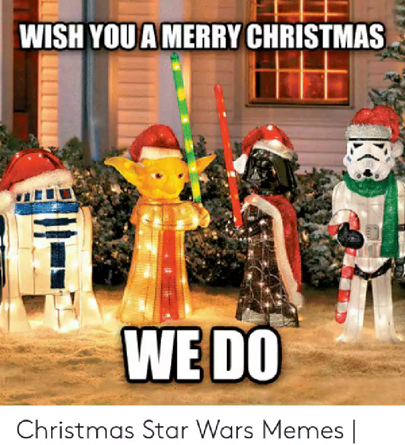Merry Christmas Star Wars Meme