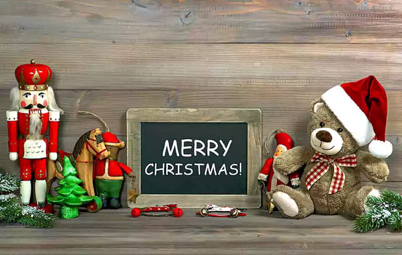 Merry Christmas Teddy Bear Images