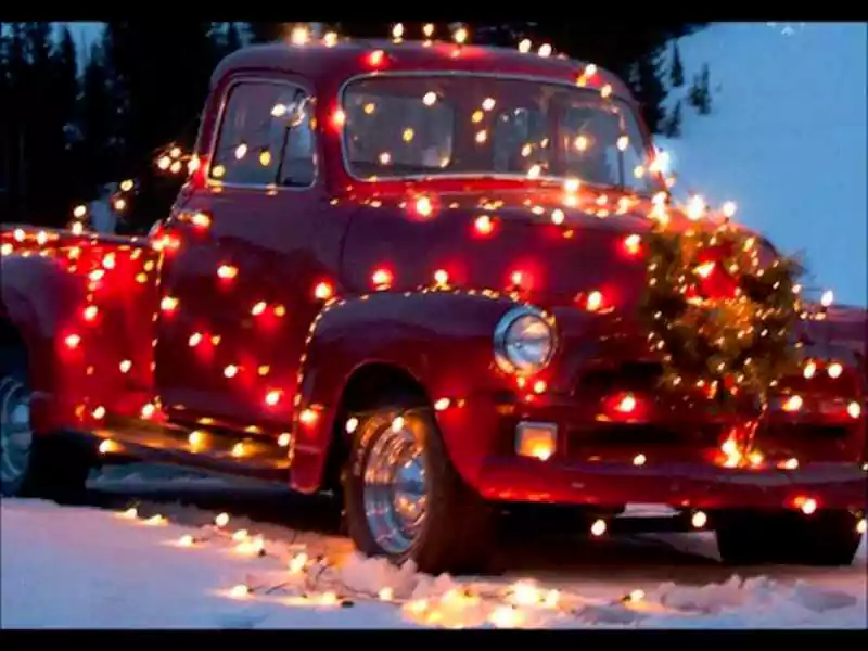 Merry Christmas Truck Image