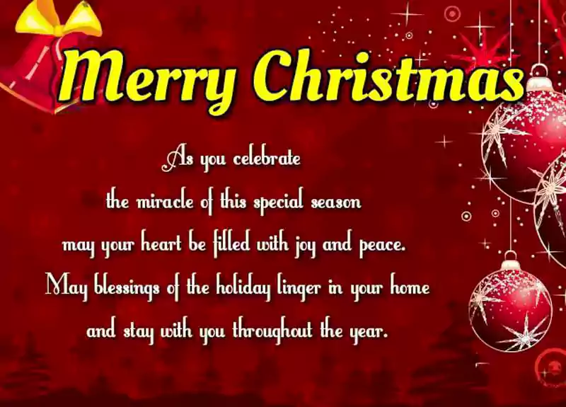 Merry Christmas Wishes Messages Greetigns for Boss