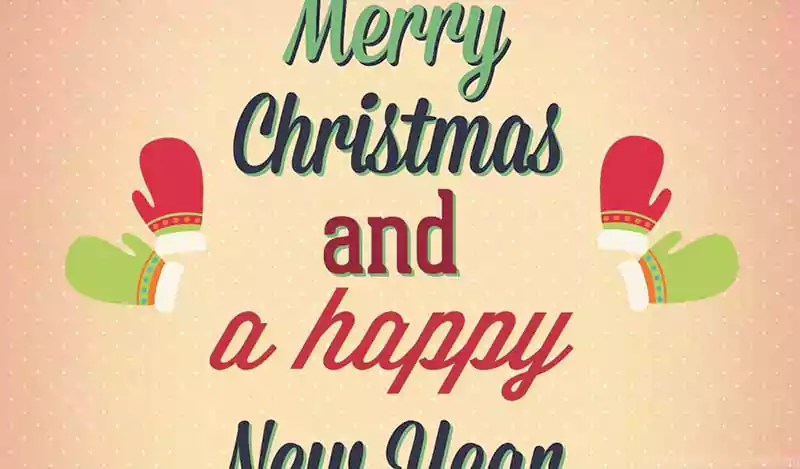 Merry Christmas and a Happy New Year Image