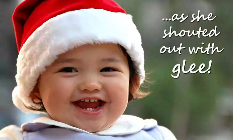 Merry Christmas cute Baby Image