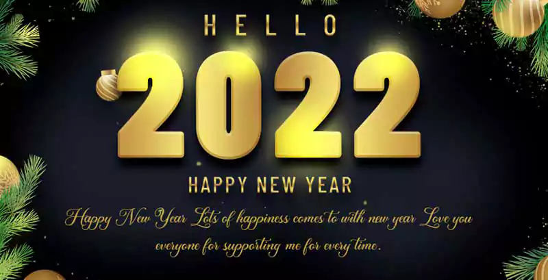 New Year Greeting Card