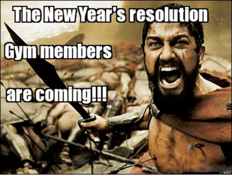 New Year Gym Meme