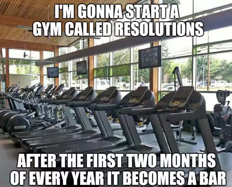 New Year Gym Meme