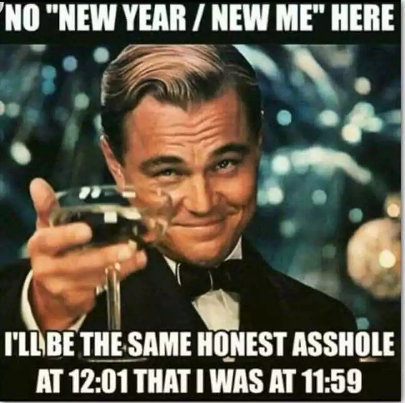 New Year Same Me Meme