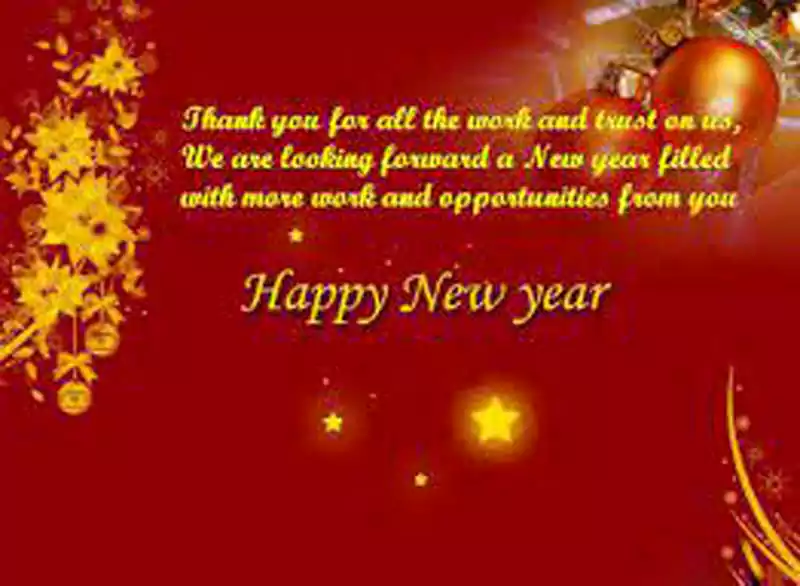 New Year Wishes Messages Clients