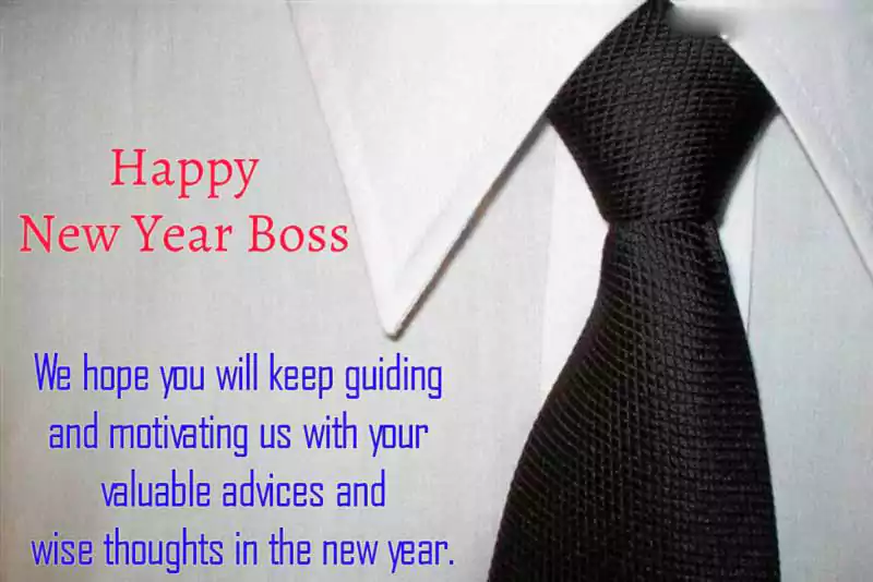 New Year Wishes Messages to Boss