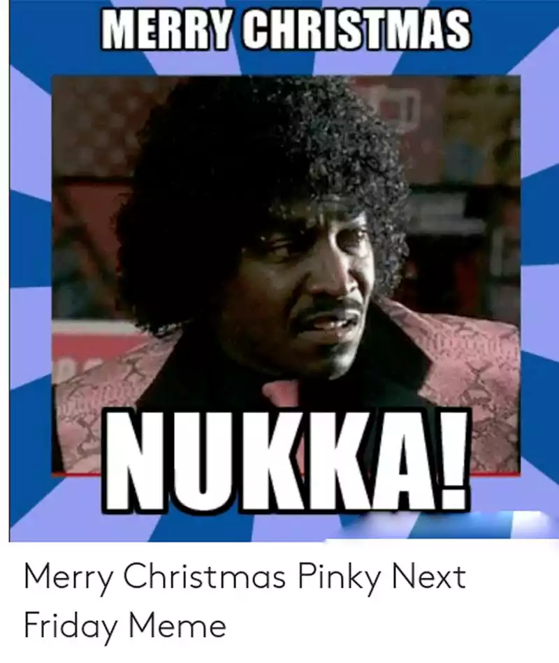 Pinky Merry Christmas Meme