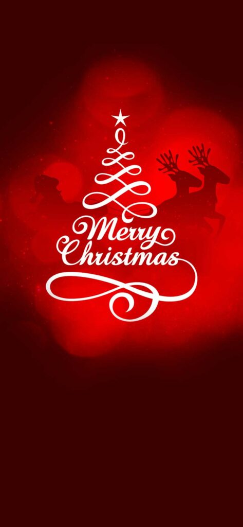 Red Merry Christmas Wallpaper
