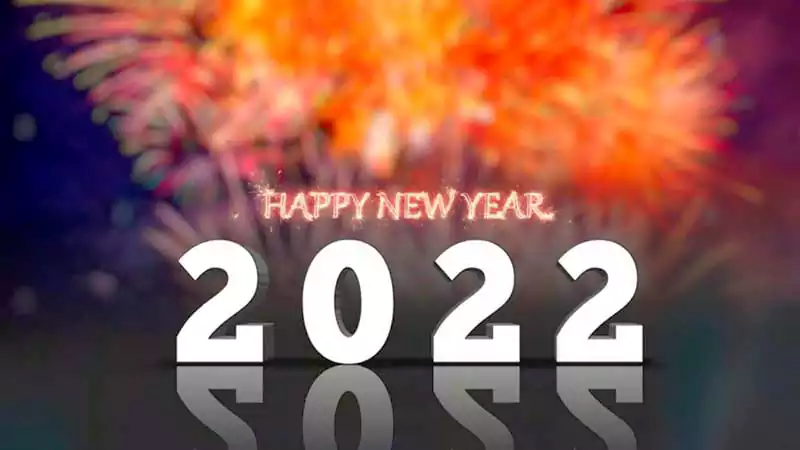 Red New Year Background Wallpaper