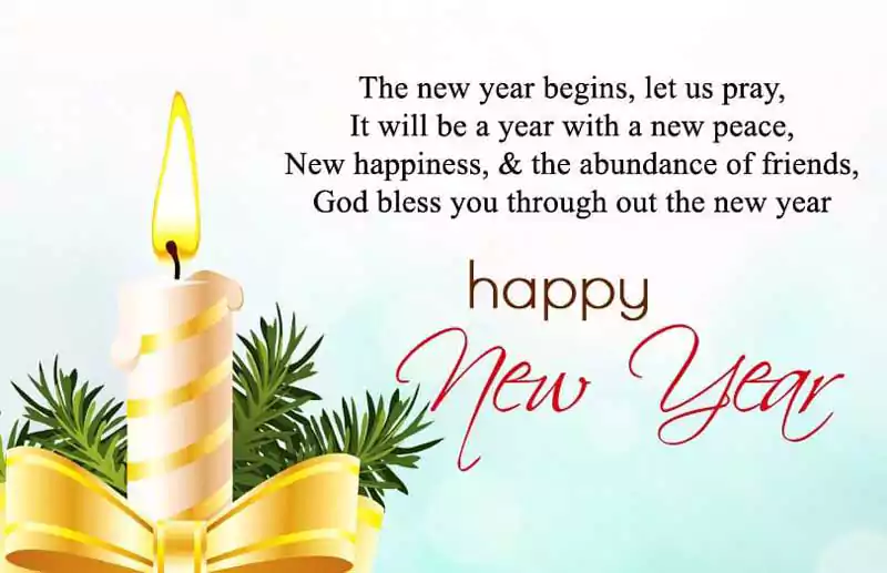 Religious New Year Wishes Messages Greetings