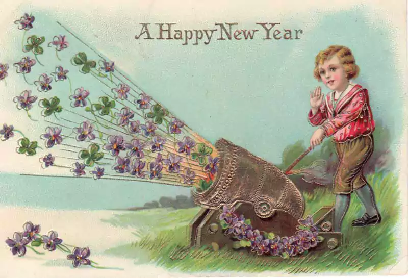 Vintage Happy New Year Image