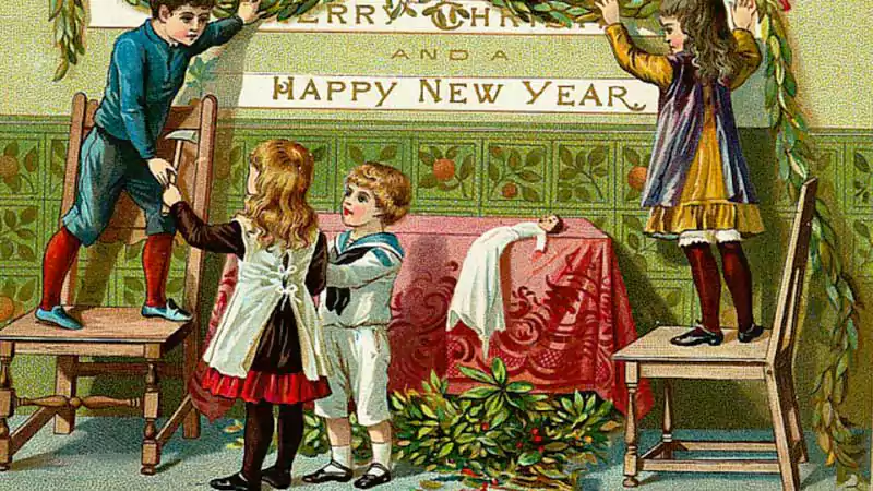 Vintage Happy New Year Image