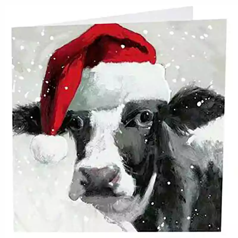 merry christmas cow image