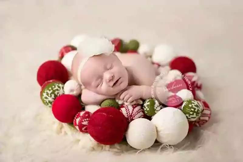 merry christmas image with baby