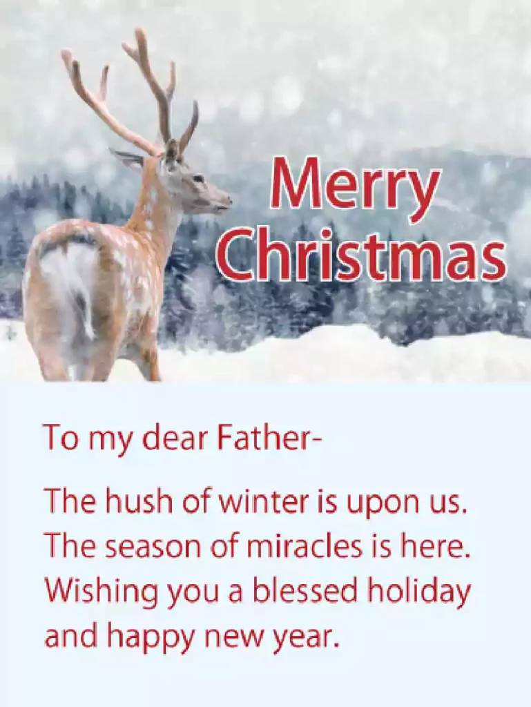 merry christmas in heaven dad image