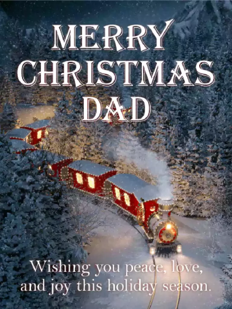merry christmas in heaven dad image