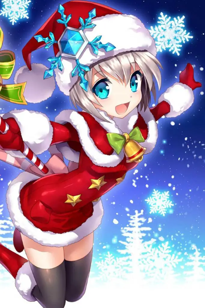 nime Merry Christmas Background