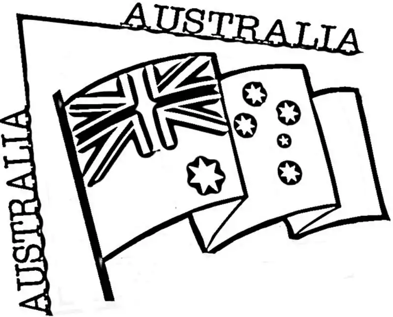 Australia Day Colouring Pictures